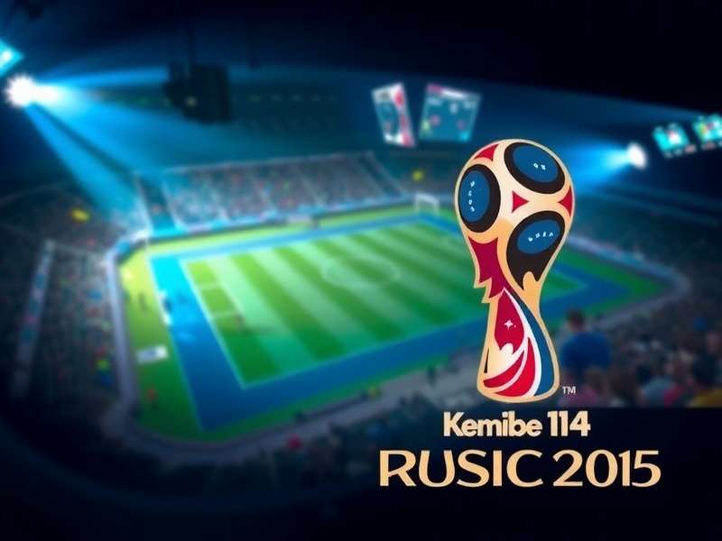 FIFA World Cup stadium with fans cheering