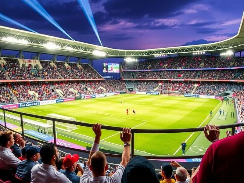 Lusail Stadium during Qatar World Cup match