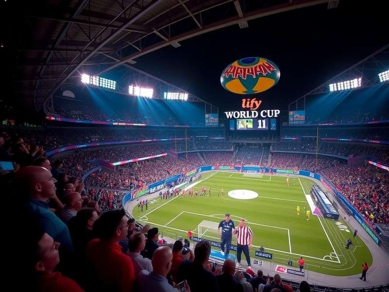 Mercedes-Benz Stadium in Atlanta prepared for FIFA World Cup match