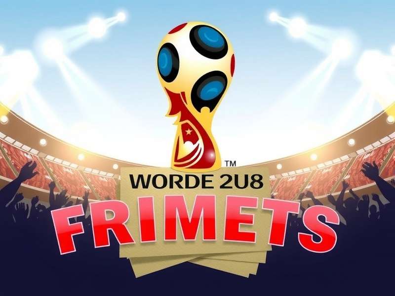 World Cup stadium with cheering fans