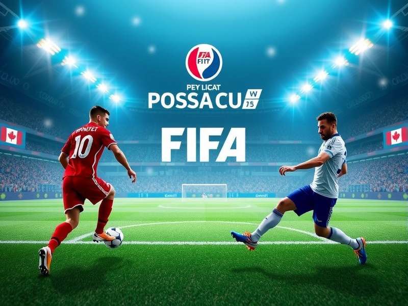 FIFA Club World Cup stadium in Canada with fans cheering