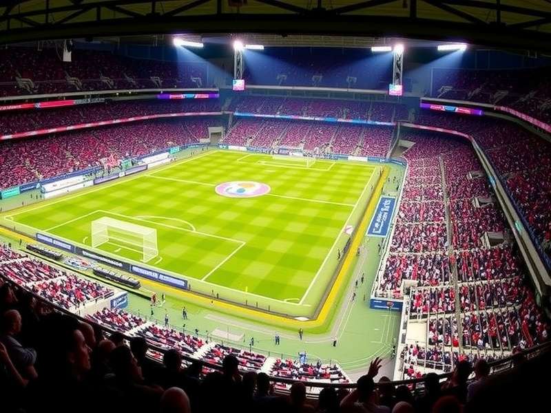 Mercedes-Benz Stadium Atlanta filled with football fans during a major match