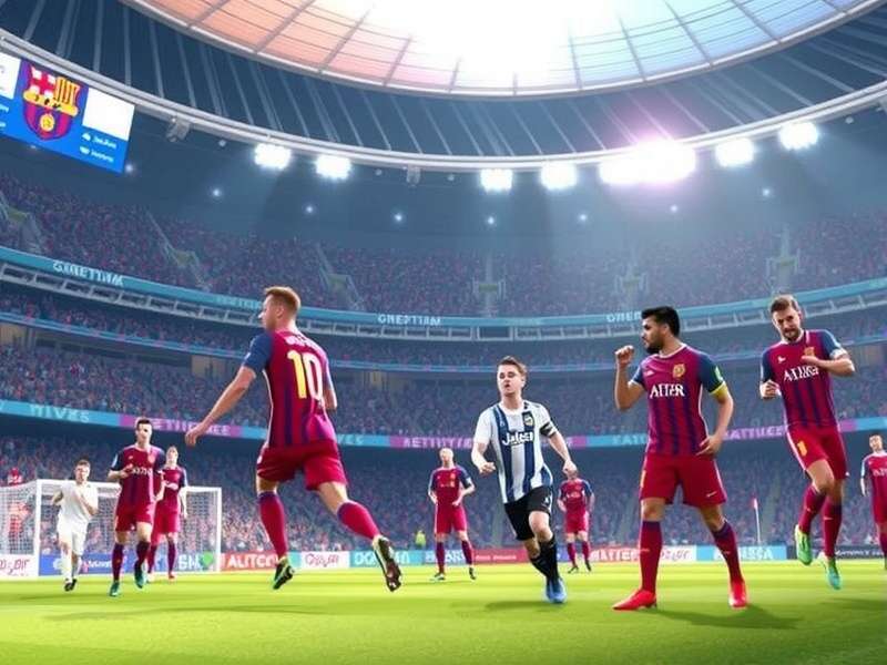 A packed stadium during a FIFA World Cup match, showing fan excitement