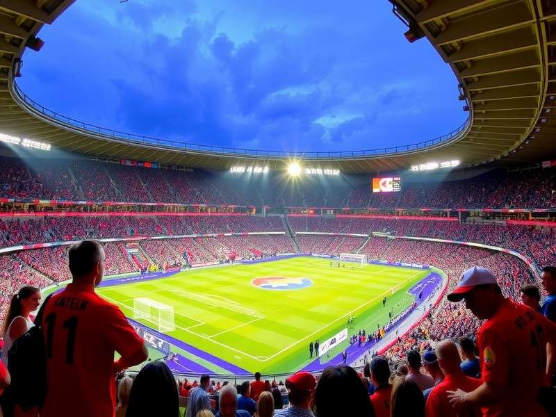 FIFA World Cup 2026 stadium in Canada with fans cheering