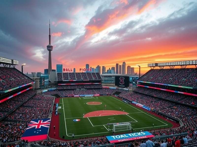 BMO Field Toronto Stadium aerial view