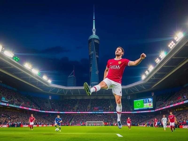 Fans celebrating at a football stadium in Houston, USA