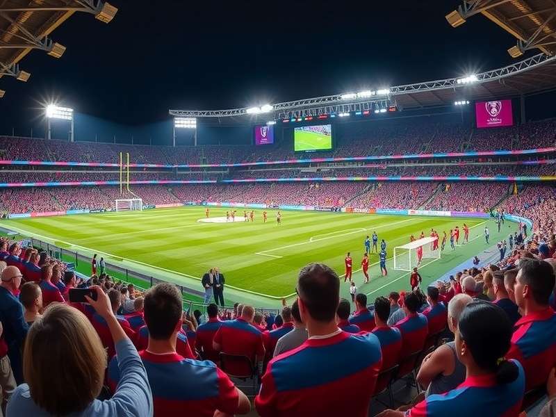 Lincoln Financial Field aerial view during a packed event