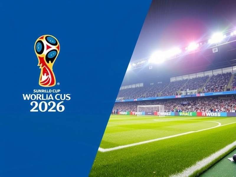 Fans celebrating at a football stadium during a World Cup match