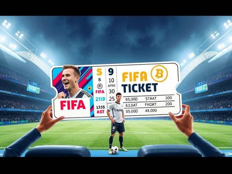 FIFA World Cup stadium with enthusiastic crowd