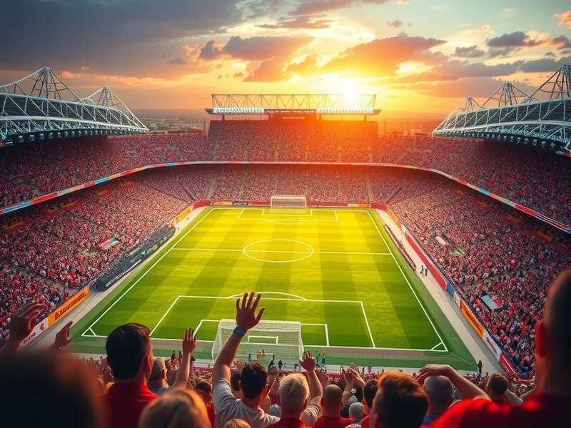 Club World Cup stadium with fans holding tickets