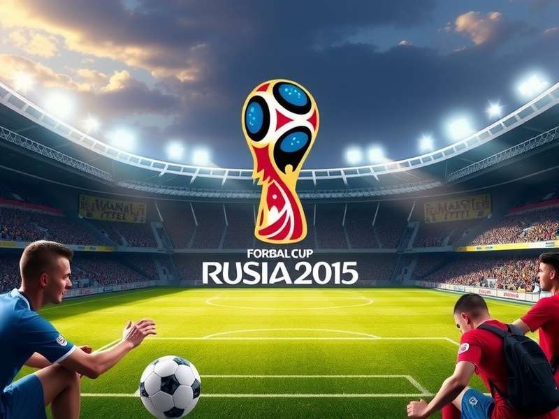 FIFA World Cup lottery tickets display with fans celebrating