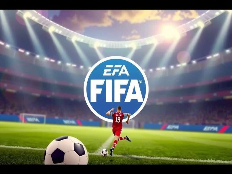 Excited football fans holding tickets at a World Cup stadium