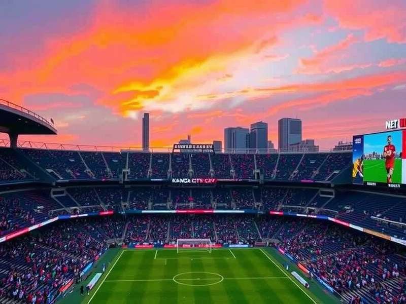 Arrowhead Stadium in Kansas City prepared for FIFA World Cup matches