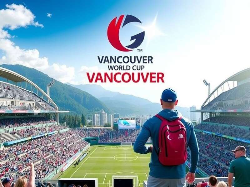 BC Place Stadium Vancouver illuminated at night with football fans outside