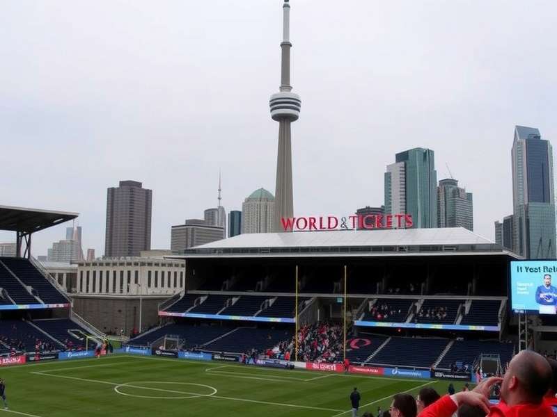 BMO Field Toronto FIFA World Cup 2026 stadium aerial view with expanded seating capacity