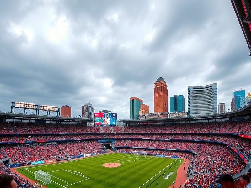 Gillette Stadium Boston hosting FIFA World Cup 2026 matches with full capacity crowd