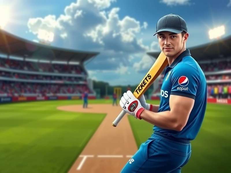 Cricket World Cup stadium packed with fans holding world cup tickets