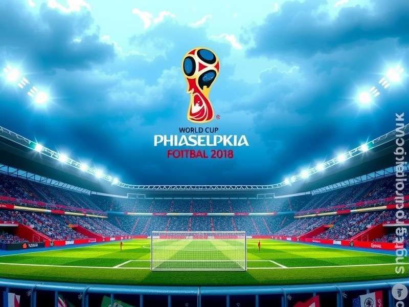 Fifa Club World Cup 2025 Philadelphia Stadium aerial view with fans and pitch